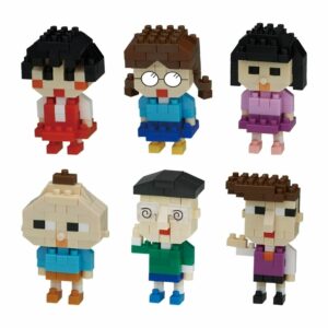 Nanoblock Mini Nano Chibi Maruko Chan NBMC-10S - Figur Mini Maruko & Friends