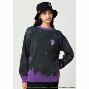Sweater Pokemon Gengar Knit No 0094 Jacquard Graniph