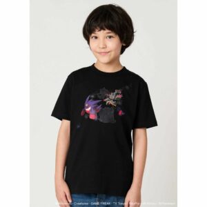 Kaos Pokemon Mega Evolution Big Silhouette Kids T-shirt Graniph