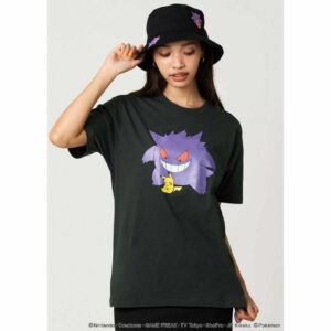 Kaos Pokemon Pikachu Gengar Graniph Casual T-Shirt