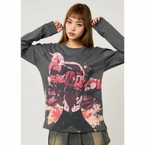 Kaos Chainsaw Man Long Sleeve Graniph Original