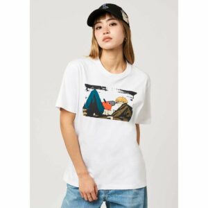 Kaos Chainsaw Man Denji and Pochita T-shirt Graniph
