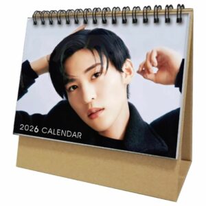 2026 Snowman Desk Calendar Style-1 Double Sided Print 8 Inches Gift