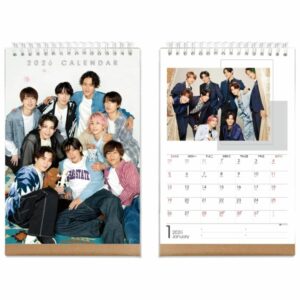 2026 Snowman Desk Calendar Style-12 Double Sided 8 Inch New Year Gift