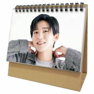 2026 Snowman Desk Calendar Style-2 Double Sided 8 Inch New Year Gift