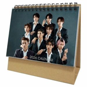 2026 Snowman Desk Calendar Style-9 Double Sided 8 Inch New Year Gift