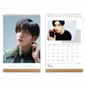 2026 Snowman Desk Calendar Style-6 Double Sided 8 Inch New Year Gift