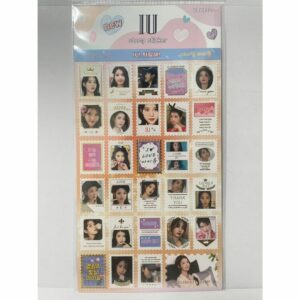 IU Stamp Sticker Set dengan Message Card Idol 29 desain