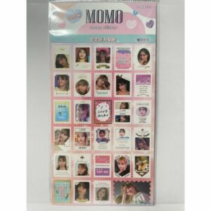 TWICE MOMO Stamp Sticker Set dengan Message Card Idol 29 desain