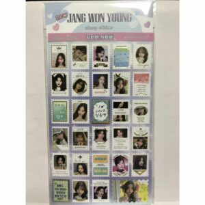 WONYOUNG Stamp Sticker Set dengan Message Card Idol 29 desain