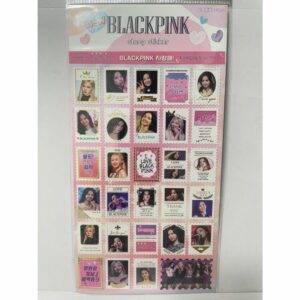 BLACKPINK Stamp Sticker Set dengan Message Card Idol 29 desain