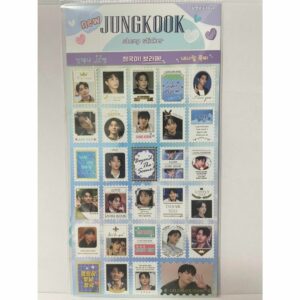 JUNGKOOK Stamp Sticker Set dengan Message Card Idol 29 desain