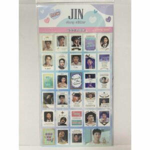 JIN Stamp Sticker Set dengan Message Card Idol 29 desain