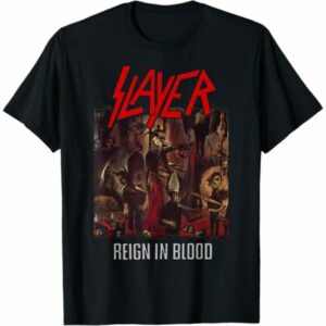 Slayer Reign In Blood T-Shirt Black Woman Official