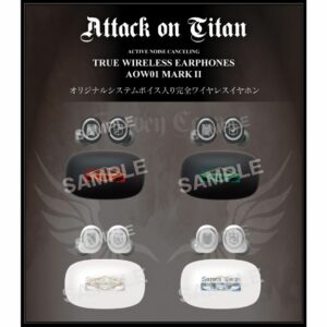 TWS ONKYO X Attack on Titan AOW01 MARK II - Eren, Levi, Erwin, Hange Zoe Model