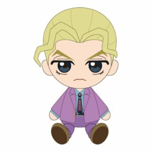 Boneka Yoshikage Kira Chibi Plush Toy JoJo's Bizarre Adventure Asli 15cm