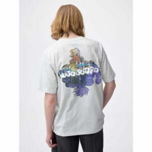 T-shirt GU x JoJo Bizarre Adventure 3 JoJo Jotaro Graphic Tee