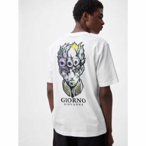T-shirt GU x JoJo Bizarre Adventure 5 Giorno Giovanni Graphic Tee