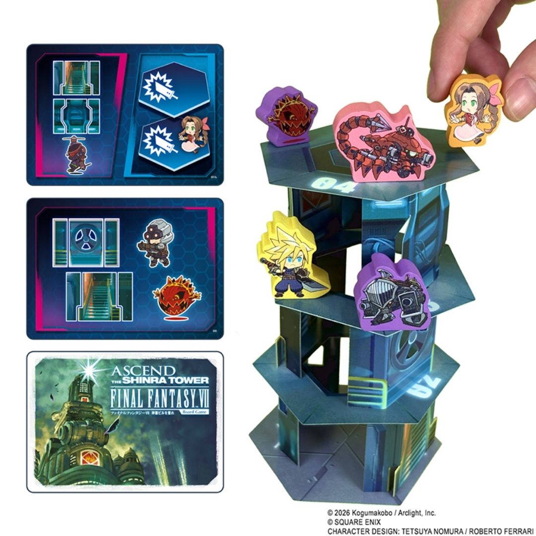  Final Fantasy VII Climb Shinra Building Board Game 