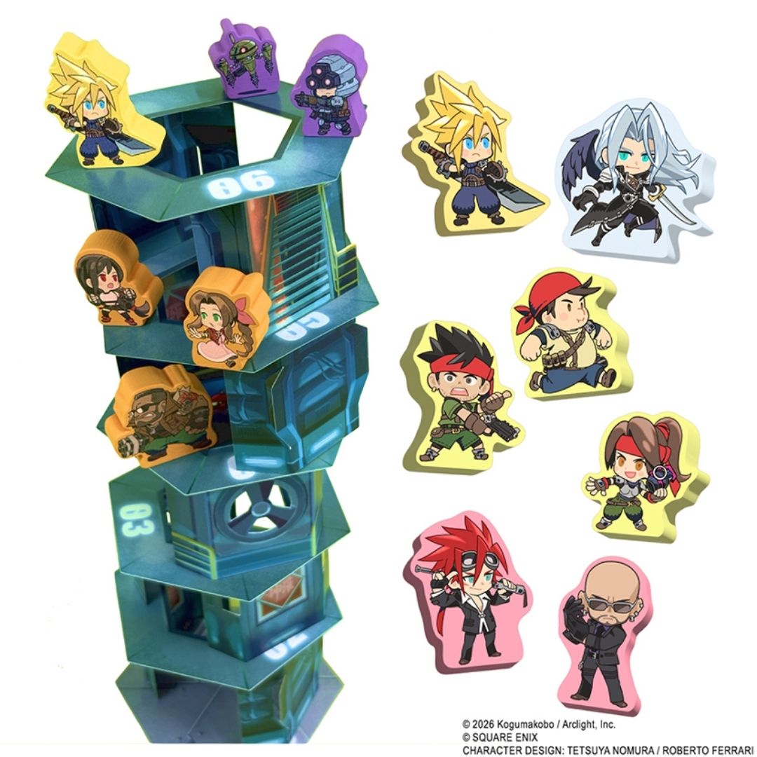  Final Fantasy VII Climb Shinra Building Board Game 