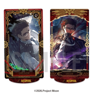 LIMBUS COMPANY Reversible Arcana Acrylic Stand 12. Gregor