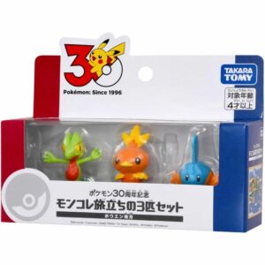 Moncolle Starter Set Hoenn Region Pokemon 30th Anniversary 3 Figure