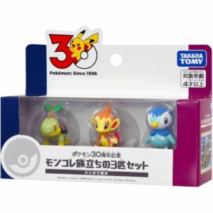 Moncolle Starter Set Sinnoh Region Pokemon 30th Anniversary 3 Figure