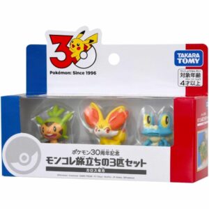 Moncolle Starter Set Kalos Region Pokemon 30th Anniversary 3 Figure