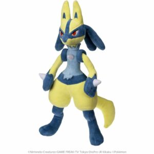 Plush Yellow Lucario Pokemon Takara Tomy 33cm
