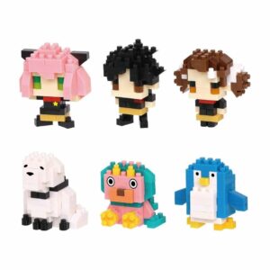 Kawada Nanoblock SPY x FAMILY Vol 2 Box Mini Block Koleksi 6 Karakter Anime