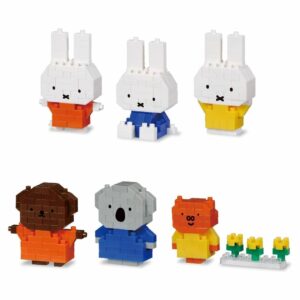 Kawada Nanoblock Miffy Vol 3 NBMC_64S Koleksi Mini Nano Isi 6 Pcs
