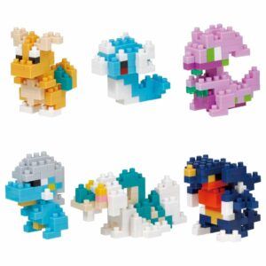 Kawada Nanoblock Pokémon Dragon Type NBMC_25S Koleksi Mini Nano  6 Pcs