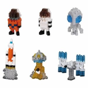 Kawada Nanoblock Space Collection NBMC_58S Isi 6 Box Original
