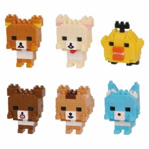 Kawada Nanoblock Rilakkuma Vol 3 NBMC_54S Box 6 Pieces Koleksi