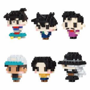 Kawada Nanoblock Detective Conan Vol 2 NBMC_18S Box 6 Pieces Lengkap