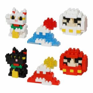 Kawada Nanoblock Mini Nano Fortune-bringing Omikuji NBMC_50S Box 6 Pieces