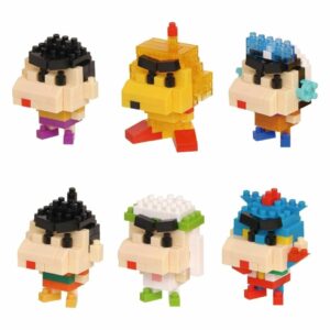 Kawada Nanoblock Crayon Shin-chan NBMC_56S Box 6 Pieces Koleksi Movie