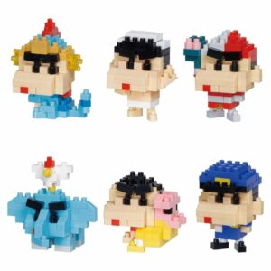 Kawada Nanoblock Crayon Shin-chan Vol 2 NBMC_65S Box 6 Pieces Set