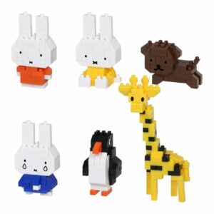 Kawada Nanoblock Miffy Vol 2 NBMC_41S Box 6 Pieces Koleksi