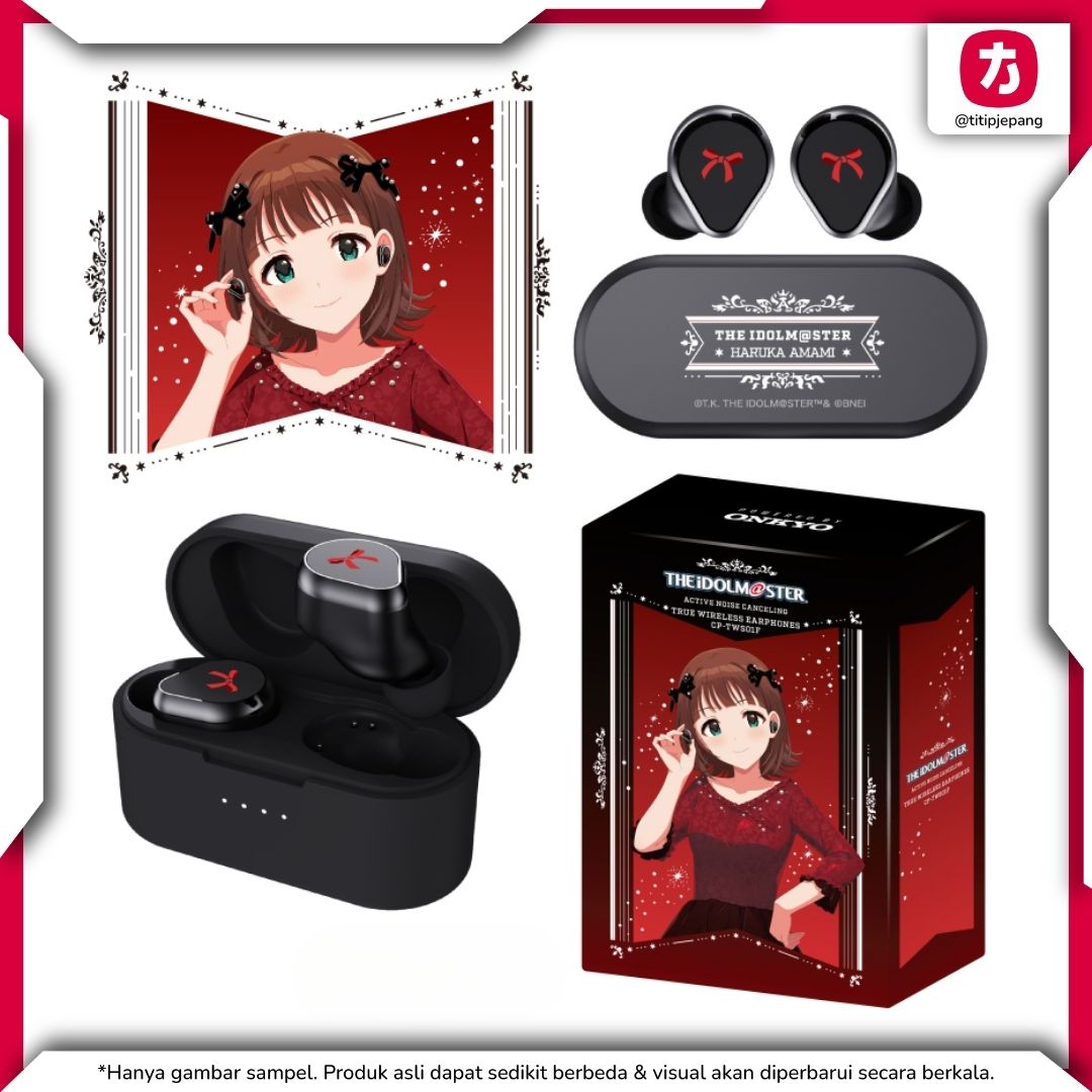 TWS ONKYO X The Idolmaster 20th Anniversary Haruka Amami CP-TWS01F Collaboration Model Earphone