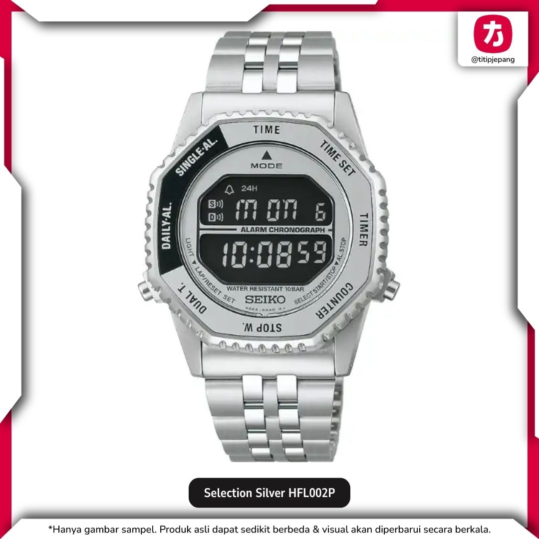 Jam Tangan Seiko Selection (Gold/Silver) Digital Quartz