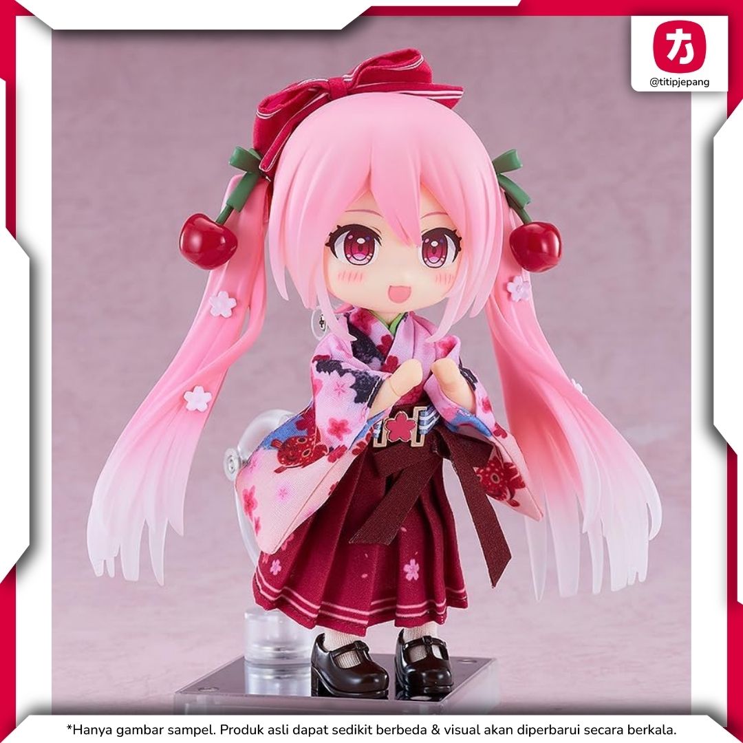 Hatsune Miku Nendoroid Doll Sakura Miku Hirohako 2025 Ver Figure Resmi
