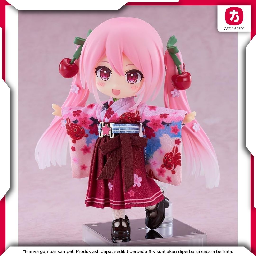 Hatsune Miku Nendoroid Doll Sakura Miku Hirohako 2025 Ver Figure Resmi