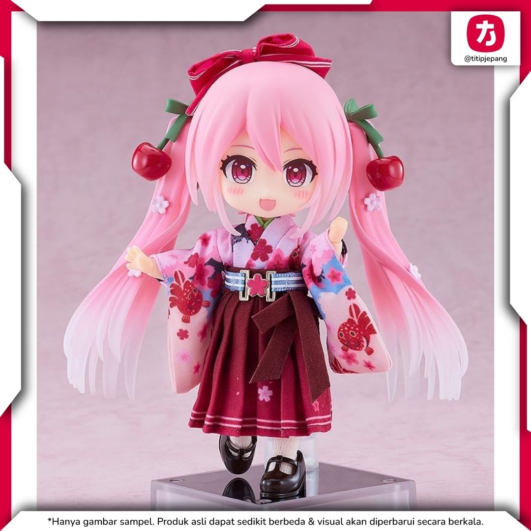 Hatsune Miku Nendoroid Doll Sakura Miku Hirohako 2025 Ver Figure Resmi