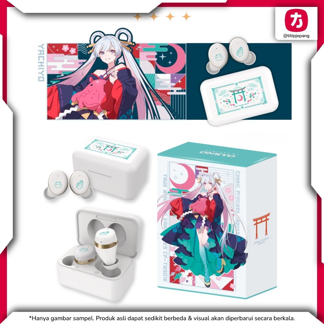  TWS Onkyo Super Princess Kaguya Tsukimi Yachiyo Model CP-TWS01E Wireless Earphones 