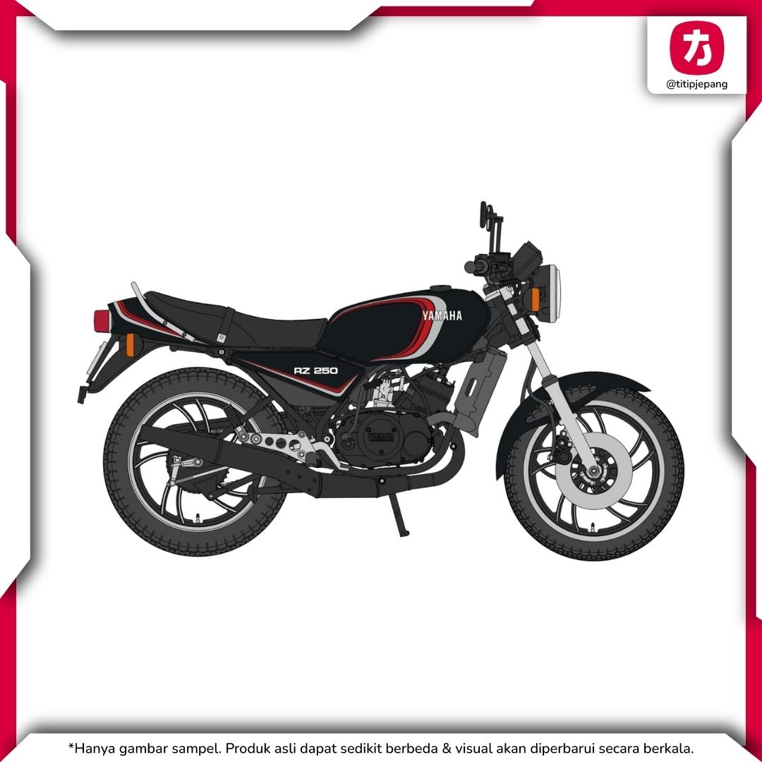  Hasegawa Yamaha RZ250 (4L3) 1982 New Yamaha Black 1/12 Model Kit 