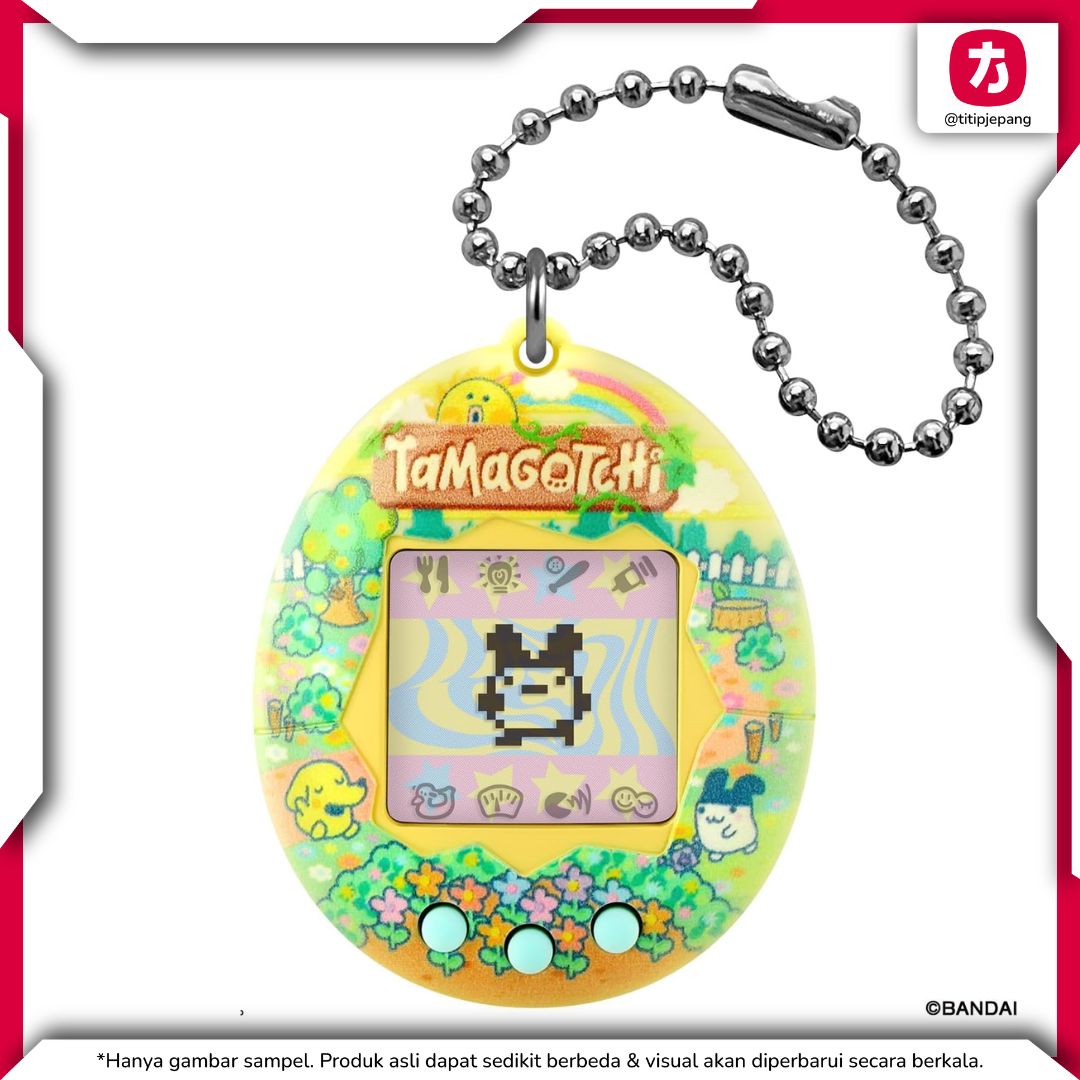 Original Tamagotchi Bright Garden - Mainan Virtual Pet Bandai Desain Garden