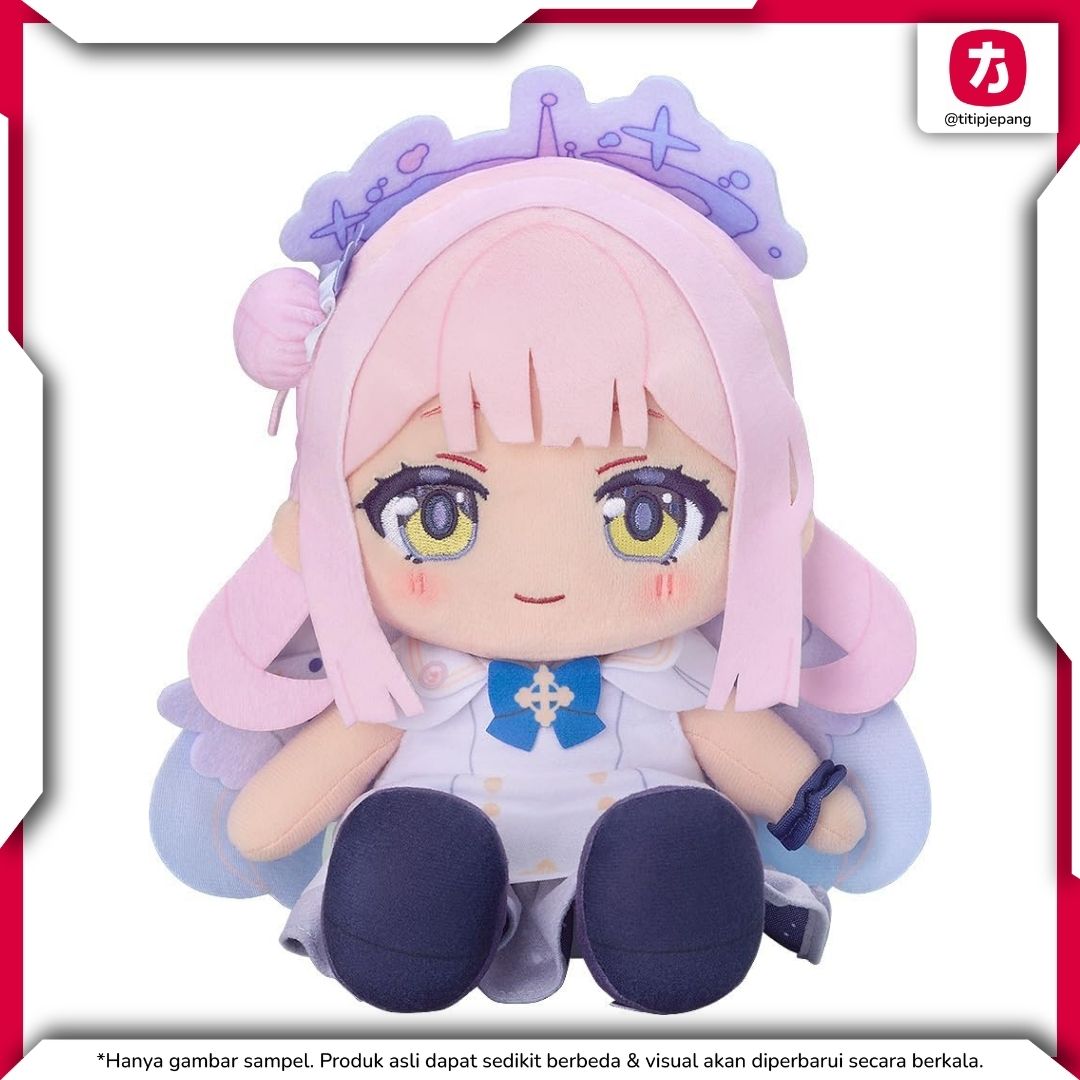 Blue Archive Choco Puni Plush Toy Mika Boneka Chibi Koleksi Resmi