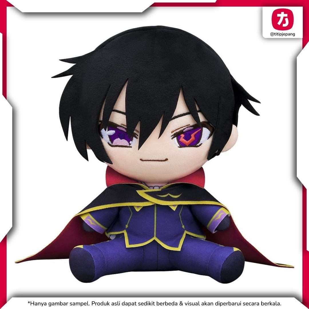 Code Geass Choco Puni Plush Toy Lelouch Boneka Chibi Koleksi Resmi