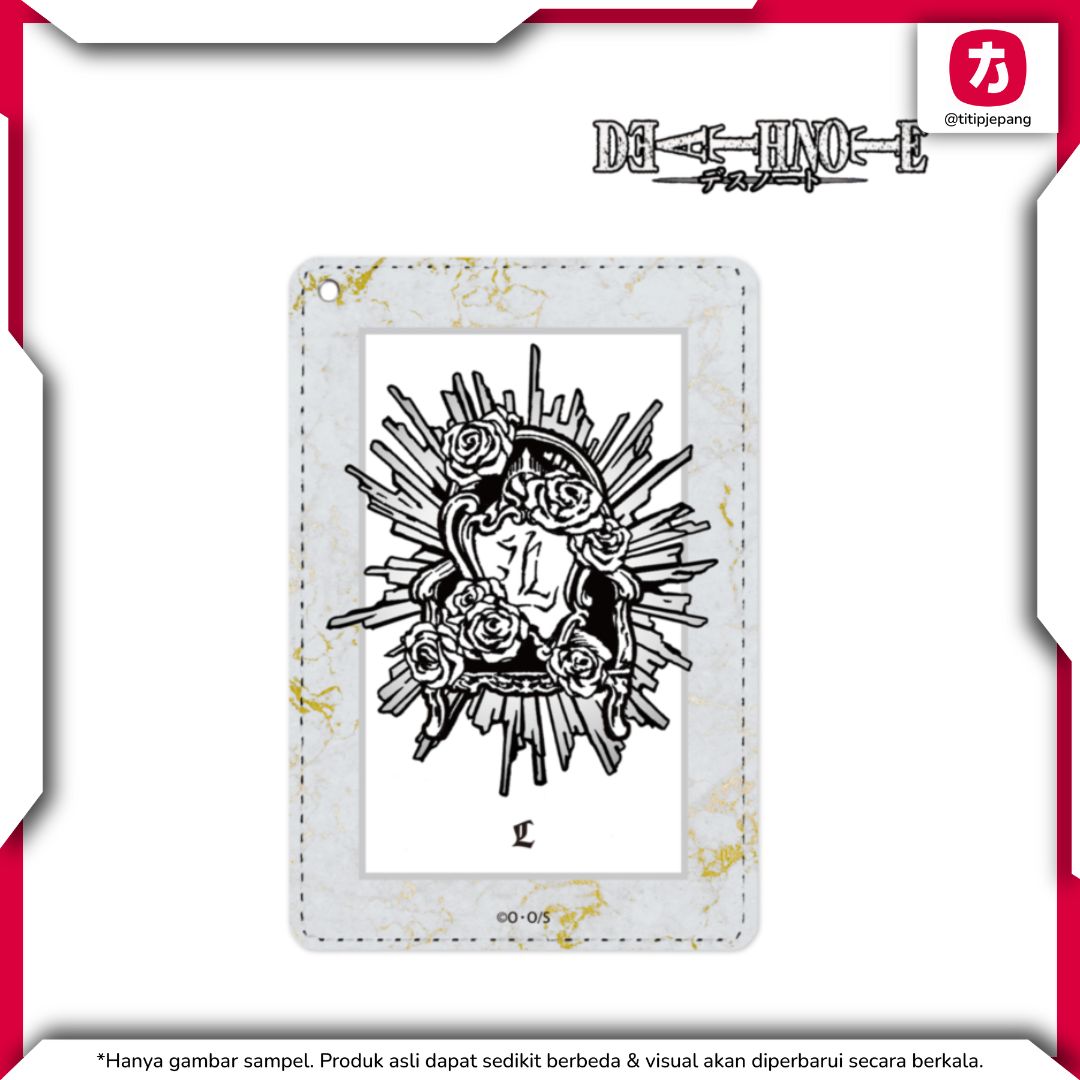 DEATH NOTE Pass Case A:code Light Yagami & L Retractable Card Holder
